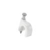 Código: 43041 Bolsa con 500 grapas blancas de 6 mm para cable redondo GCU-6BG