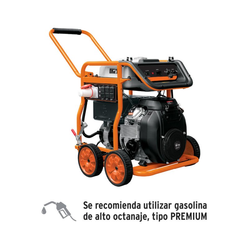 GEN-100X.jpg Código: 14359 Generador portátil 10 kW motor a gasolina, TRUPER GEN-100X