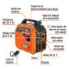 Código: 103279 Generador silencioso inverter 2.2kW, 80 cc, enc. electrónico GEN-201