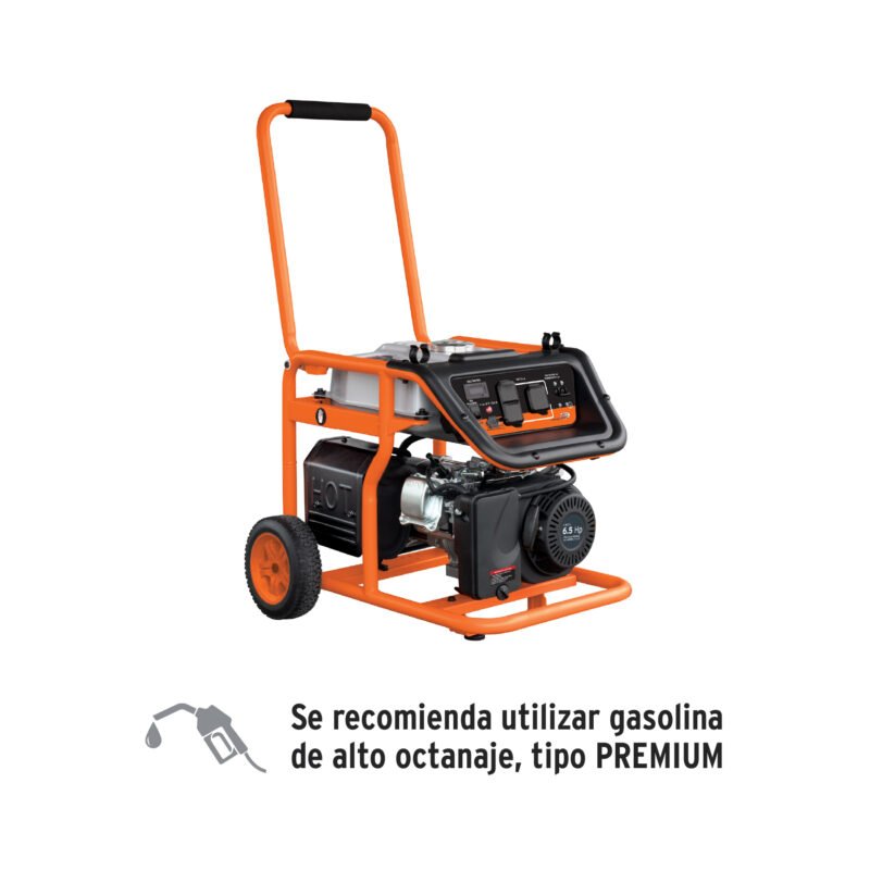 GEN-25X.jpg Código: 15342 Generador portátil 2.5 kW motor a gasolina, TRUPER GEN-25X