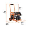 Código: 15342 Generador portátil 2.5 kW motor a gasolina, TRUPER GEN-25X
