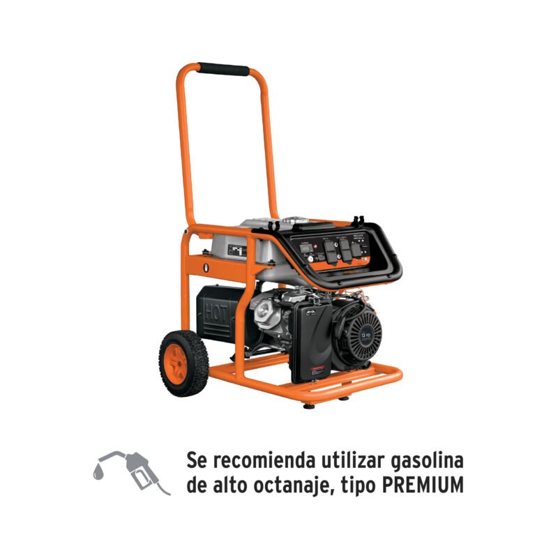 Código: 15344 Generador portátil 5.5 kW motor a gasolina, TRUPER GEN-55X