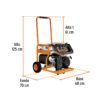 Código: 15345 Generador portátil 8 kW motor a gasolina, TRUPER GEN-80X