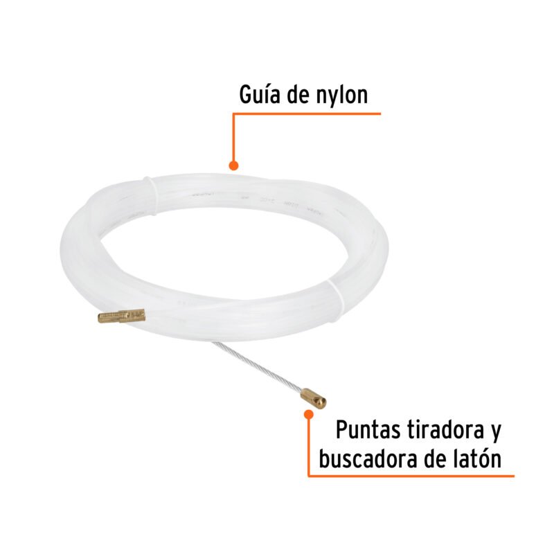 GNY-15FC1.jpg Código: 17756 Guía de nylon de 15 m para cable, Truper GNY-15