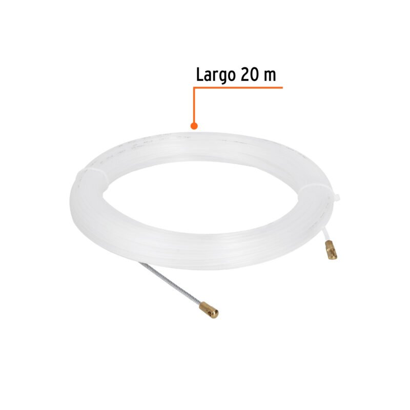GNY-20FC2.jpg Código: 17757 Guía de nylon de 20 m para cable, Truper GNY-20