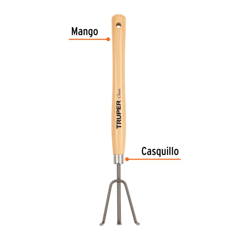 GTL-CVFC1.jpg Código: 15036 Cultivador para jardín, mango de 12-1/4', TRUPER GTL-CV