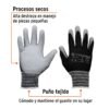 Código: 13290 Guantes de nylon recubiertos de poliuretano, CH, TRUPER GU-111