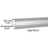 Código: 49884 Guardapolvo automático 100 cm aluminio, HERMEX GUPO-100AA