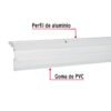 Código: 49889 Guardapolvo automático 100 cm blanco, HERMEX GUPO-100AB