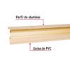 Código: 49882 Guardapolvo automático 100 cm dorado, HERMEX GUPO-100AD