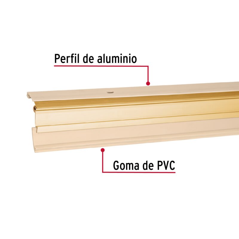 GUPO-100ADFC1.jpg Código: 49882 Guardapolvo automático 100 cm dorado, HERMEX GUPO-100AD