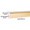 Código: 49882 Guardapolvo automático 100 cm dorado, HERMEX GUPO-100AD