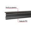 Código: 49894 Guardapolvo automático 100 cm negro, HERMEX GUPO-100AN