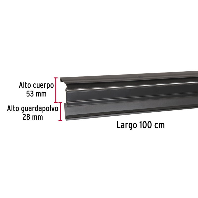 GUPO-100ANFC2.jpg Código: 49894 Guardapolvo automático 100 cm negro, HERMEX GUPO-100AN