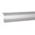 Código: 49883 Guardapolvo automático 90 cm aluminio, HERMEX GUPO-90AA