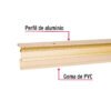 Código: 49878 Guardapolvo automático 90 cm dorado, HERMEX GUPO-90AD