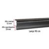 Código: 49890 Guardapolvo automático 90 cm negro, HERMEX GUPO-90AN