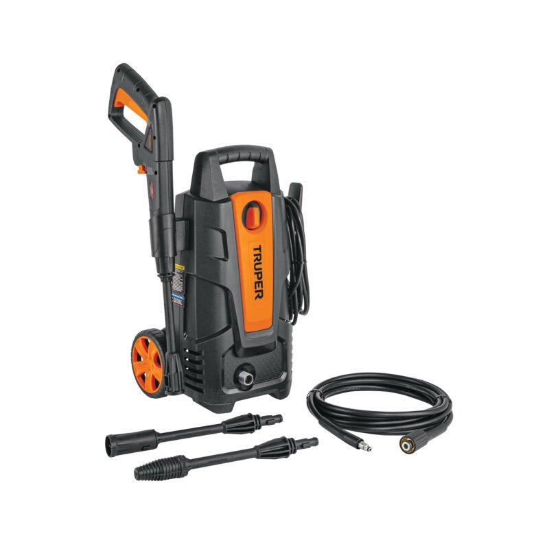 HILA-1500.jpg Código: 101593 Hidrolavadora eléctrica 1500 PSI, Truper HILA-1500