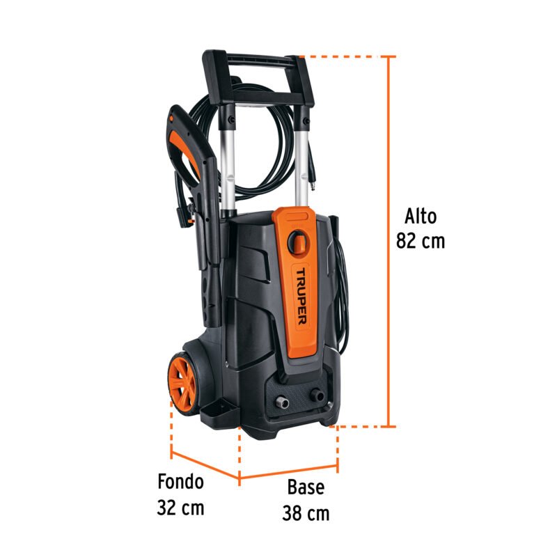 HILA-2000FC2.jpg Código: 101595 Hidrolavadora eléctrica 2000 PSI, Truper HILA-2000