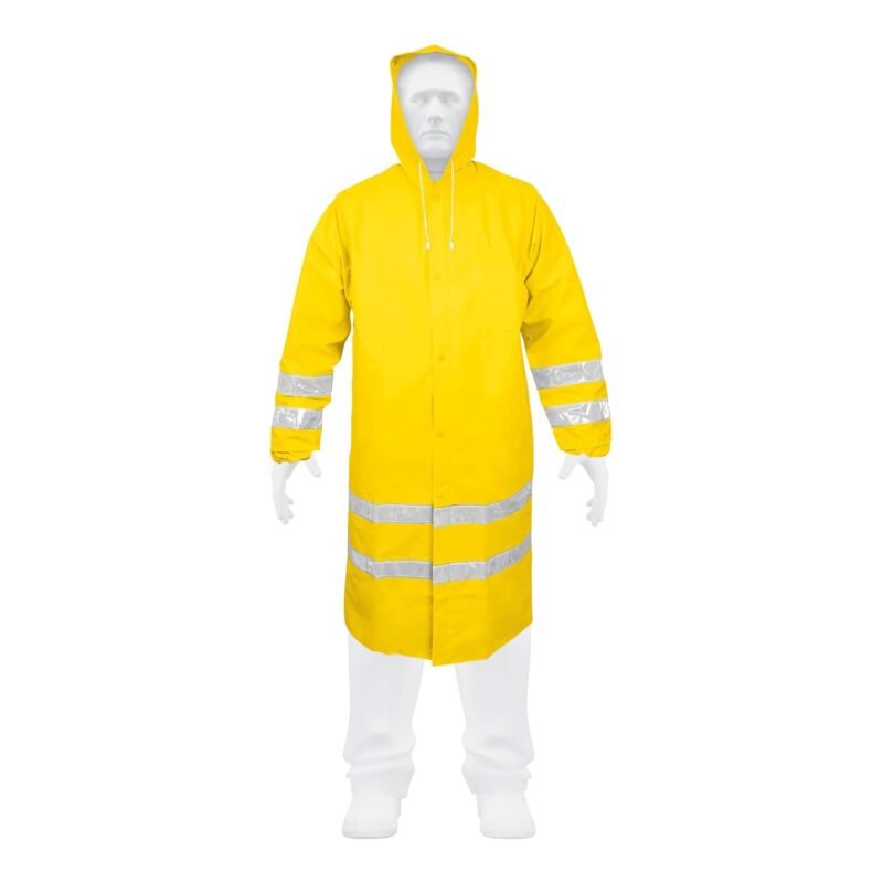 IM-REF-M.jpg Código: 17722 Gabardina impermeable doble capa con reflejante, M, Truper IM-REF-M
