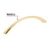 Código: 43825 Jaladera de 128mm, línea Arco, latón brillante JAL-0222