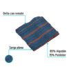 Código: 57107 Jerga gris plana de 1 m x 48 cm, KLINTEK JER-1GP