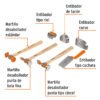 Código: 100785 Juego 7 piezas de martillos y entibadores para hojalatero JM-HO