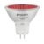 Código: 47255 Lámpara de halógeno rojo 50 W tipo MR16 en caja, Volteck JR-50R