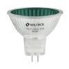 Código: 47257 Lámpara de halógeno verde 50 W tipo MR16 en caja, Volteck JR-50V