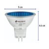 Código: 47249 Lámpara de halógeno azul 50 W tipo MR16 en caja, Volteck JR-50Z