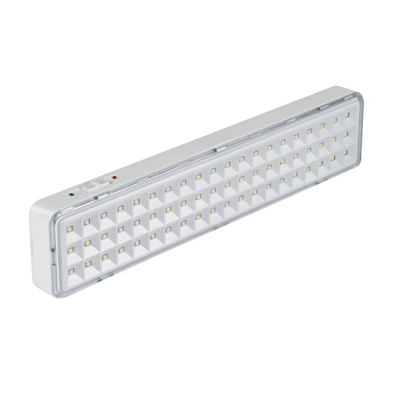 LAE-60.jpg Código: 43008 Lámpara de emergencia de 60 Leds 300 lm recargable, Volteck LAE-60