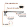 Código: 14982 Hacha labor entera 4 lb, mango de fibra de vidrio 36',TRUPER LE-4M