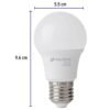 Código: 28004 Pack de 4 lámparas LED A19 6 W (equiv. 40 W), luz de día LED-40FBX4