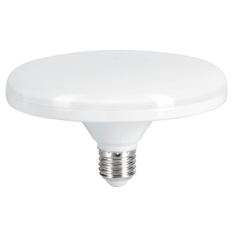 LEDCI-120C.jpg Código: 45631 Lámpara LED tipo OVNI 18 W (equiv. 125 W), luz cálida, caja LEDCI-120C