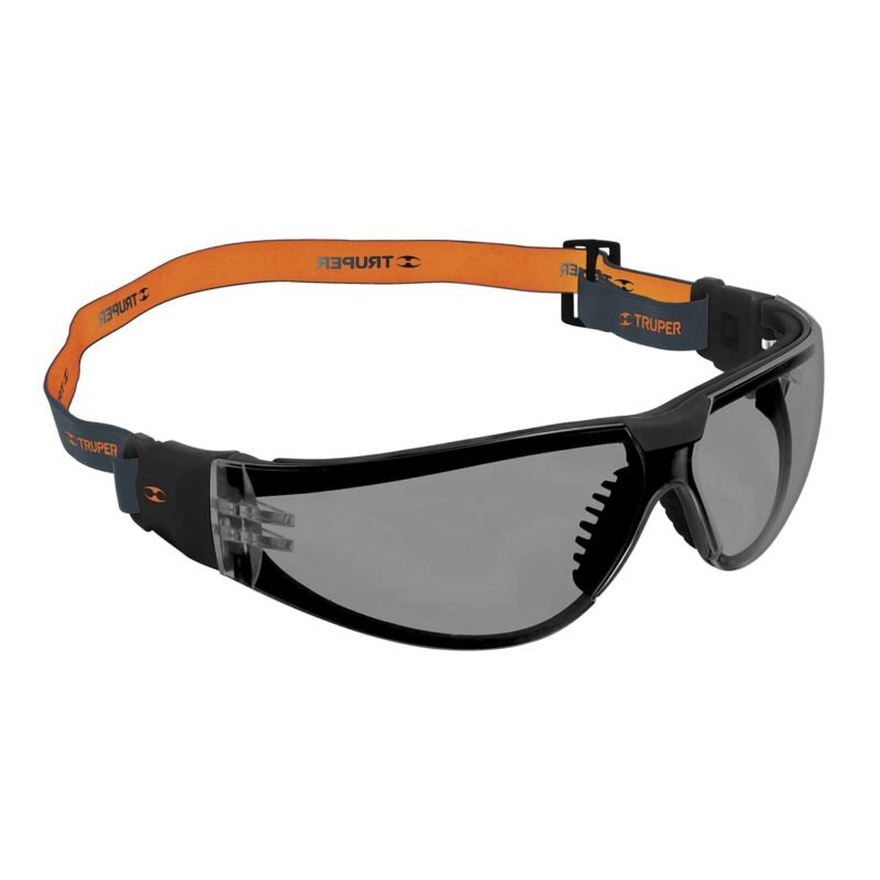 LEDE-SN-R.jpg Código: 100293 Lentes de seguridad, gris con banda elástica, Active, Truper LEDE-SN-R