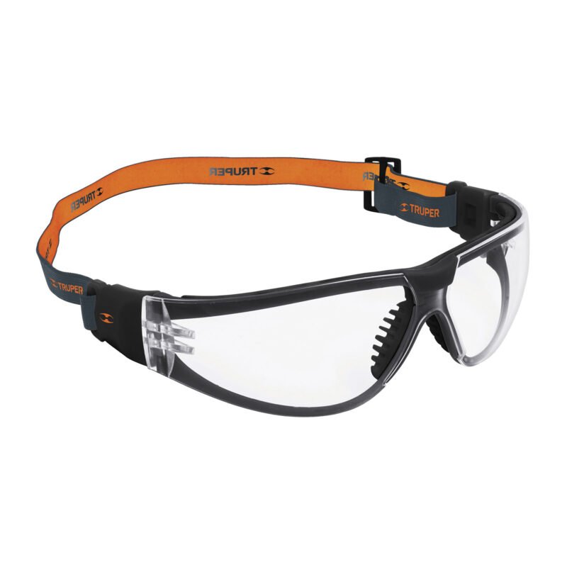 LEDE-ST-R.jpg Código: 15304 Lentes de seguridad, transparente con banda elástica, Active LEDE-ST-R