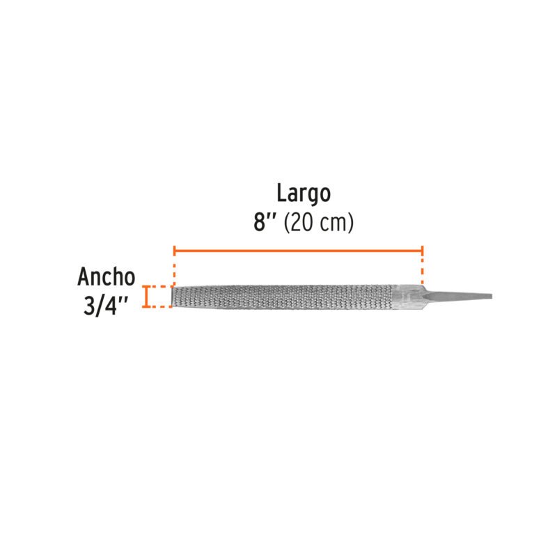 LES-8FC2.jpg Código: 15205 Lima escofina 8', Truper LES-8