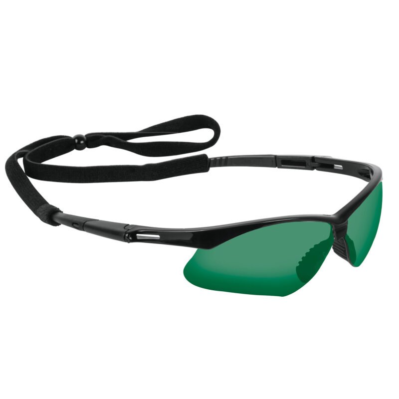 LESP-S5.jpg Código: 15178 Lentes seguridad verde antiempaño c/cordón ajustable, Sport LESP-S5