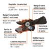 Código: 13448 Lijadora de banda 3 x 21', 1010W, TRUPER PRO LIBA-3X21A2