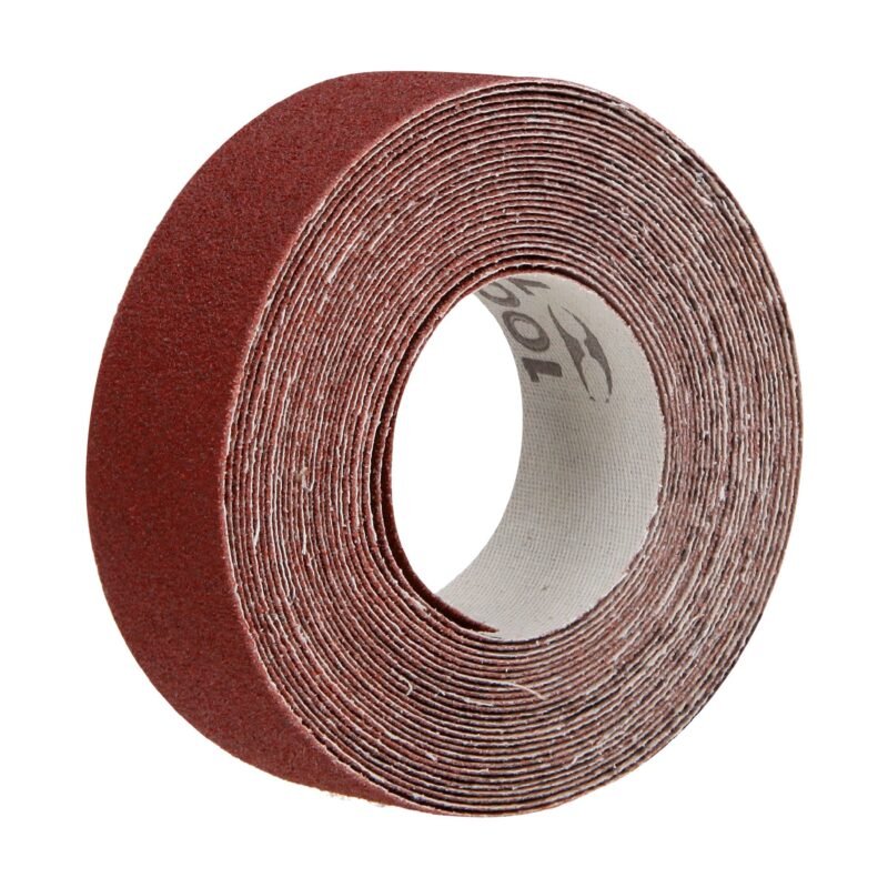 LIPL-100-1X5.jpg Código: 100568 Rollo de 5 m de lija para plomero grano 100 ancho 1', Truper LIPL-100-1X5