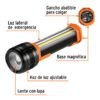 Código: 13415 Linterna recargable con luz emergencia, 480lm, Truper Expert LIREX-480