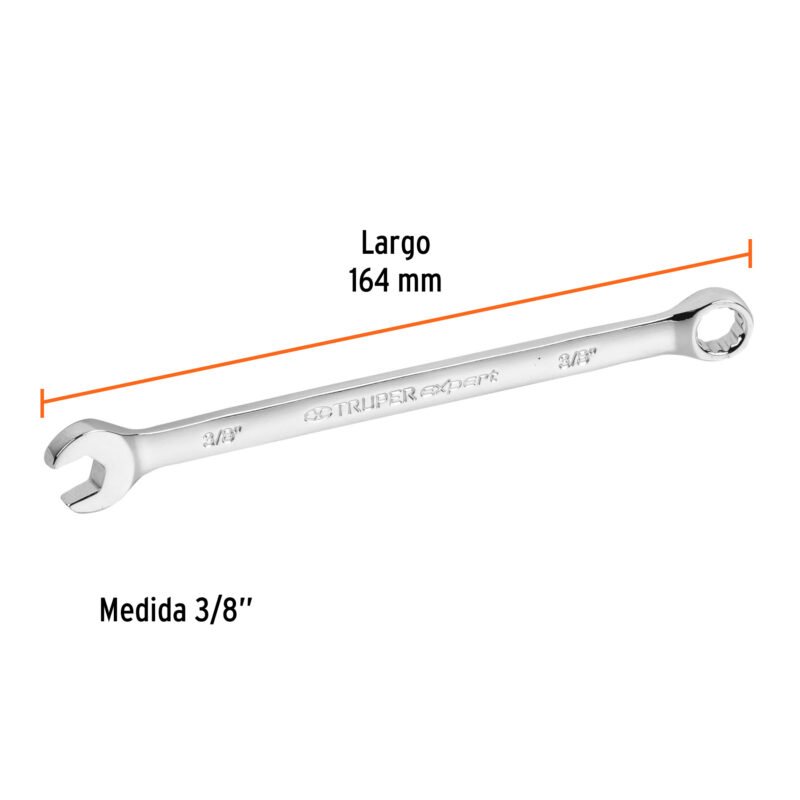 Código: 15592 Llave combinada extralarga 3/8' x 164 mm de largo, Expert LL-2012