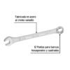 Código: 21882 Llave combinada 3/8' x 140 mm de largo, Pretul LL-2012P