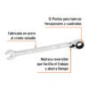 Código: 13425 Llave combinada matraca reversible 3/8'x158 mm largo, Expert LL-2012XR