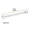 Código: 15595 Llave combinada extralarga 9/16' x 220 mm de largo, Expert LL-2018