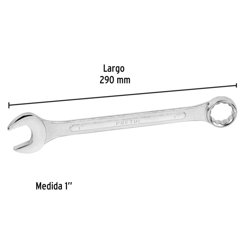 Código: 21892 Llave combinada 1' x 290 mm de largo, Pretul LL-2032P