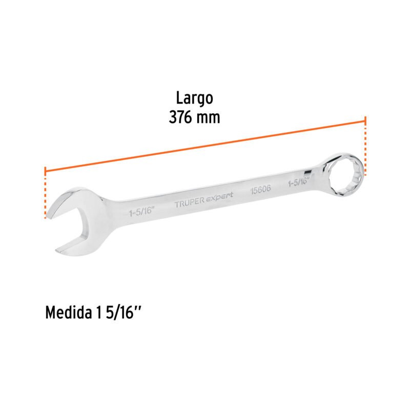 Código: 15606 Llave combinada extralarga 1-5/16' x 376 mm de largo, Expert LL-2042