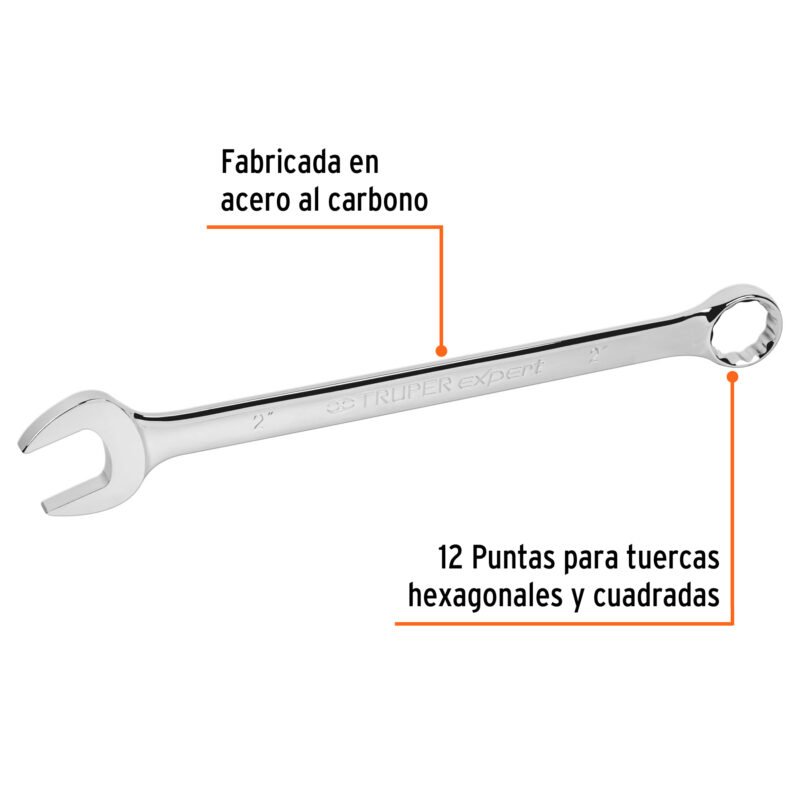Código: 15666 Llave combinada extralarga 2' x 509 mm de largo, Expert LL-2064