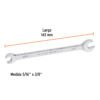 Código: 15682 Llave española, 5/16 x 3/8' x 145 mm de largo, Truper Expert LL-3020
