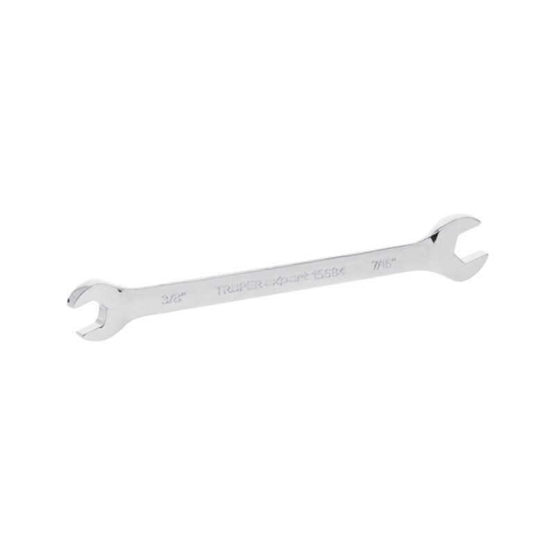 LL-3021.jpg Código: 15684 Llave española, 3/8 x 7/16' x 162 mm de largo, Truper Expert LL-3021